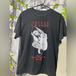 honeymoon tour shirt Ariana Grande merch 2014